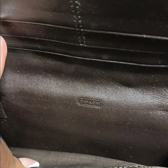 Coach Brown Signature Wallet - Picture 3 of 5